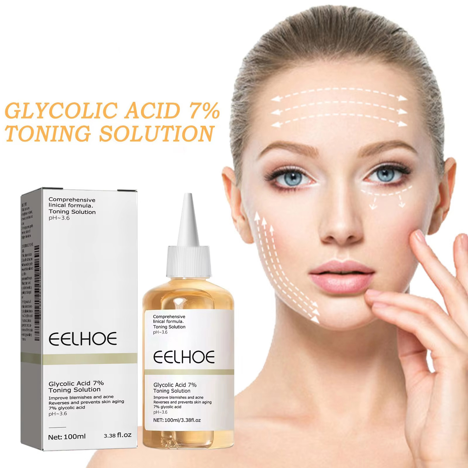 Glycolic Acid Exfoliant - Glycolic Acid 7% Toning Solution Exfoliating