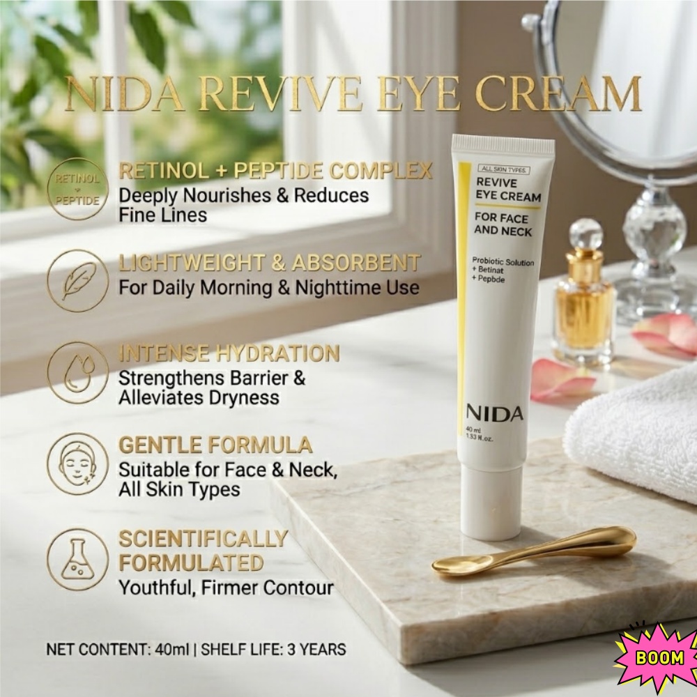 NIDA Retinol Peptide Eye Cream - Eye Cream Peptide ulasan dan harga