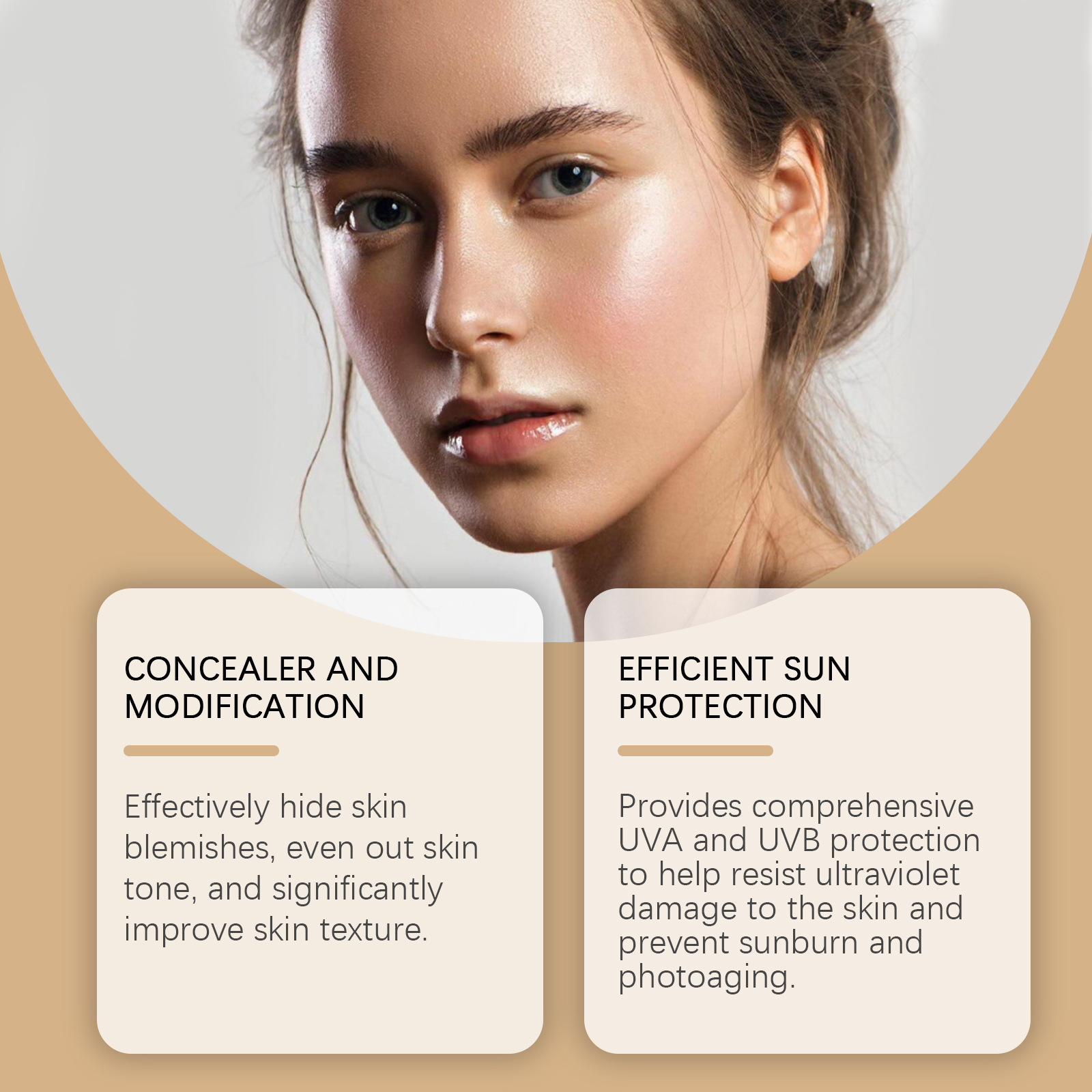 Gold Snail Sunscreen BB Cream  - Spf 50 Sunscreen ulasan dan harga