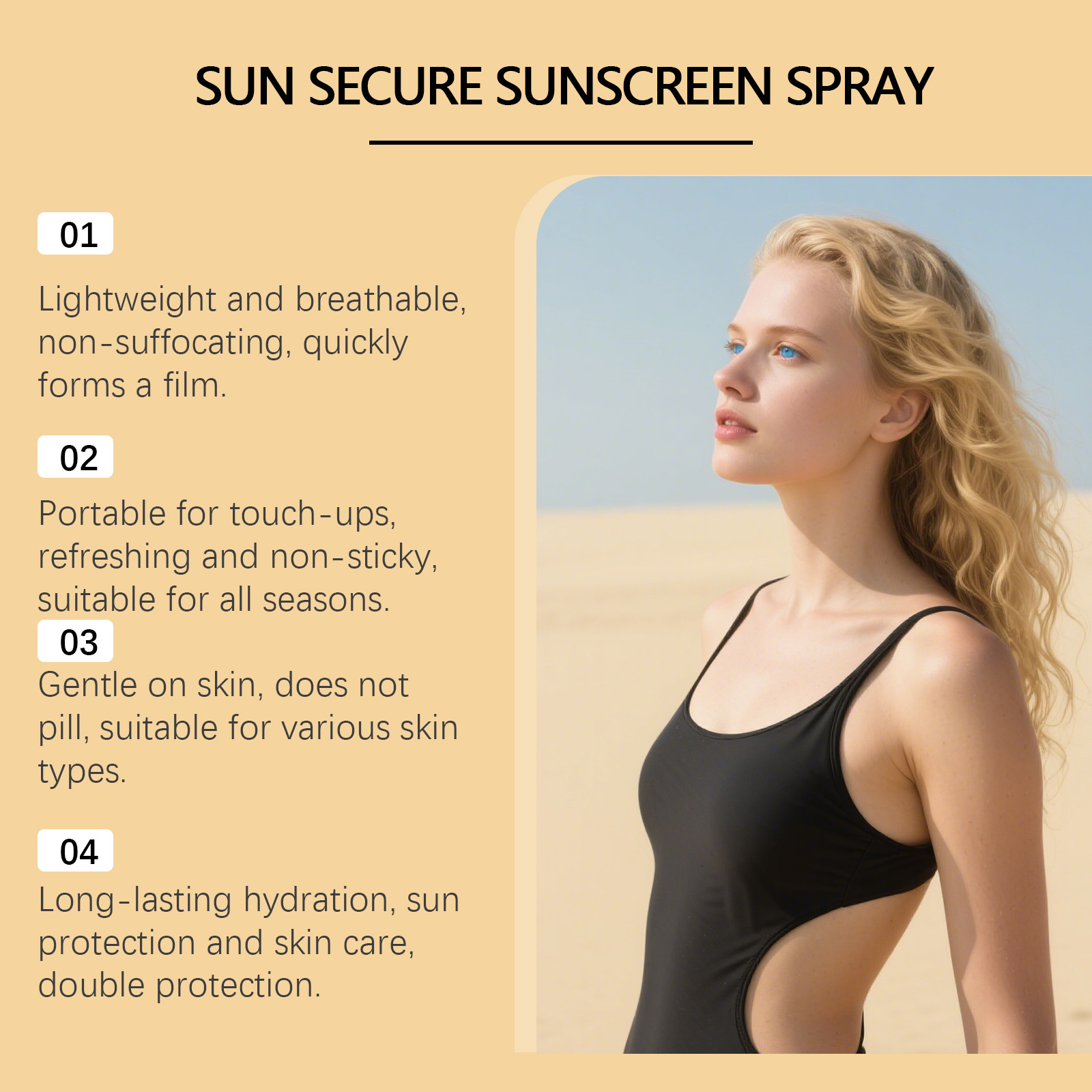 Hydrating  Invisible Sunscreen - Spf 50 Sunscreen ulasan dan harga