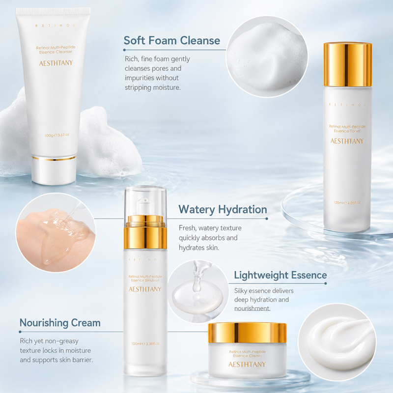 7PCS Retinol Multi-Peptide Ski - Skincare Skintific ulasan dan harga