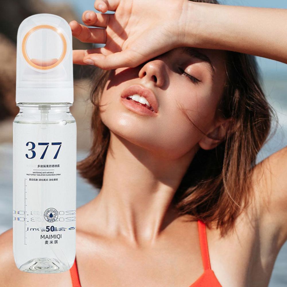 90ml 377 Facial Skin Whitening - Spf 50 Sunscreen ulasan dan harga