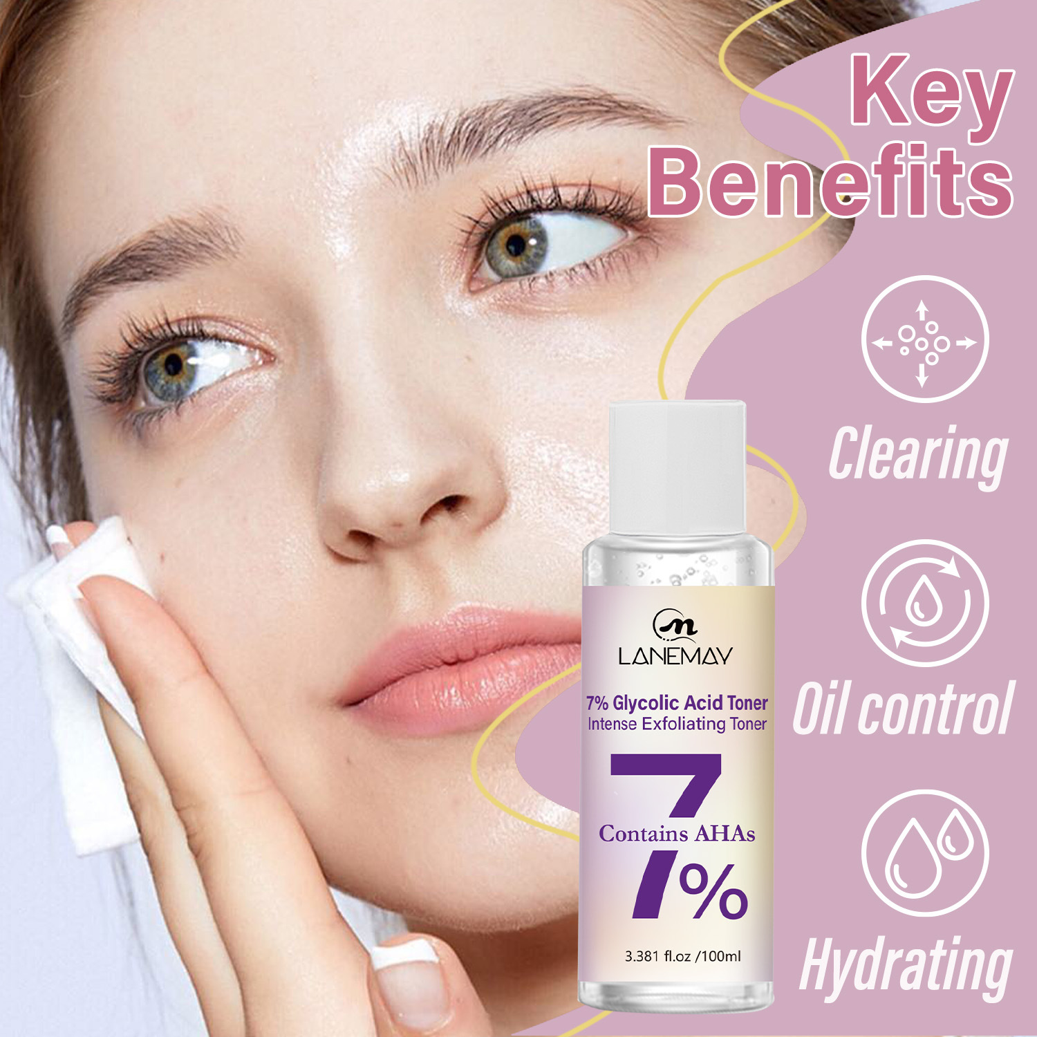 7% Glycolic Acid Toner – Inten - Glycolic Acid Exfoliant ulasan dan harga