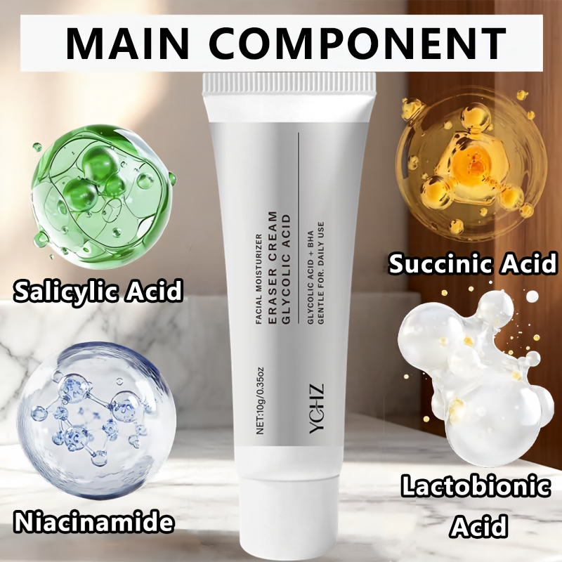 Moisturizing Gel Cream Contain - Glycolic Acid Exfoliant ulasan dan harga